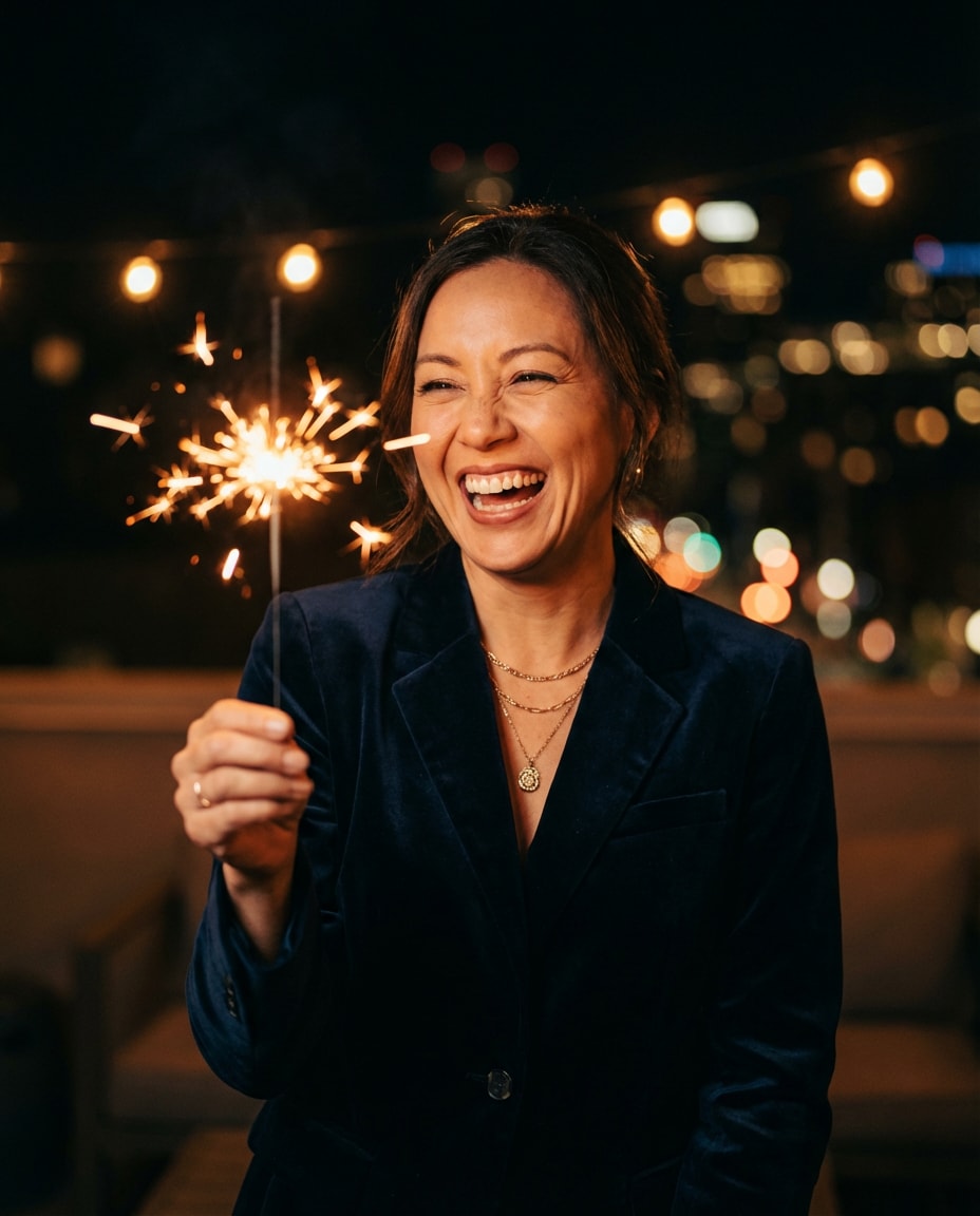 sparkler celebration photo