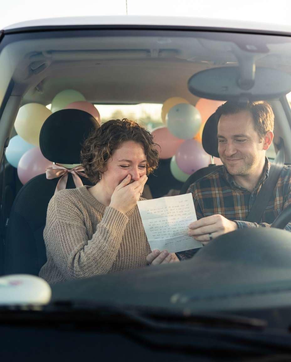 car surprise reveal photo