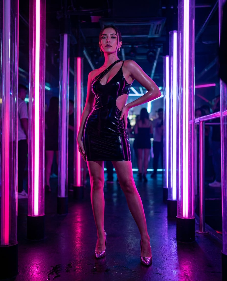 neon pink edge photo