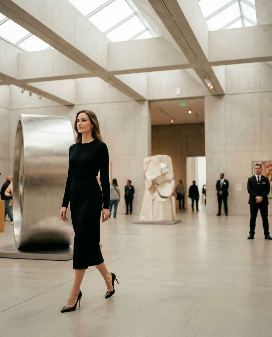 museum gallery quiet photo