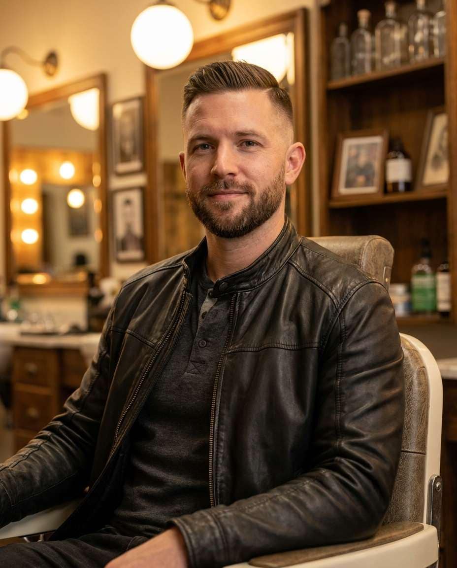 barbershop portrait photo