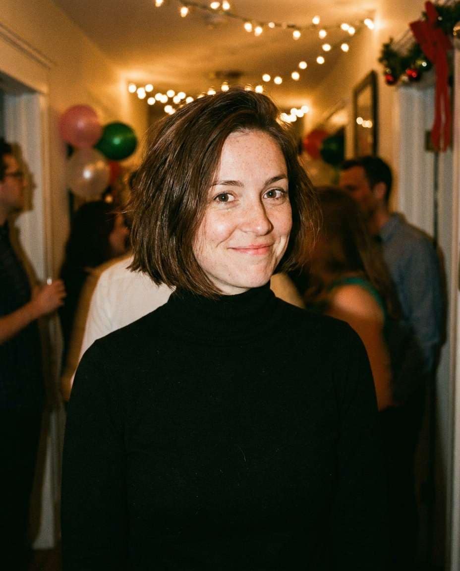 vintage flash snapshot photo