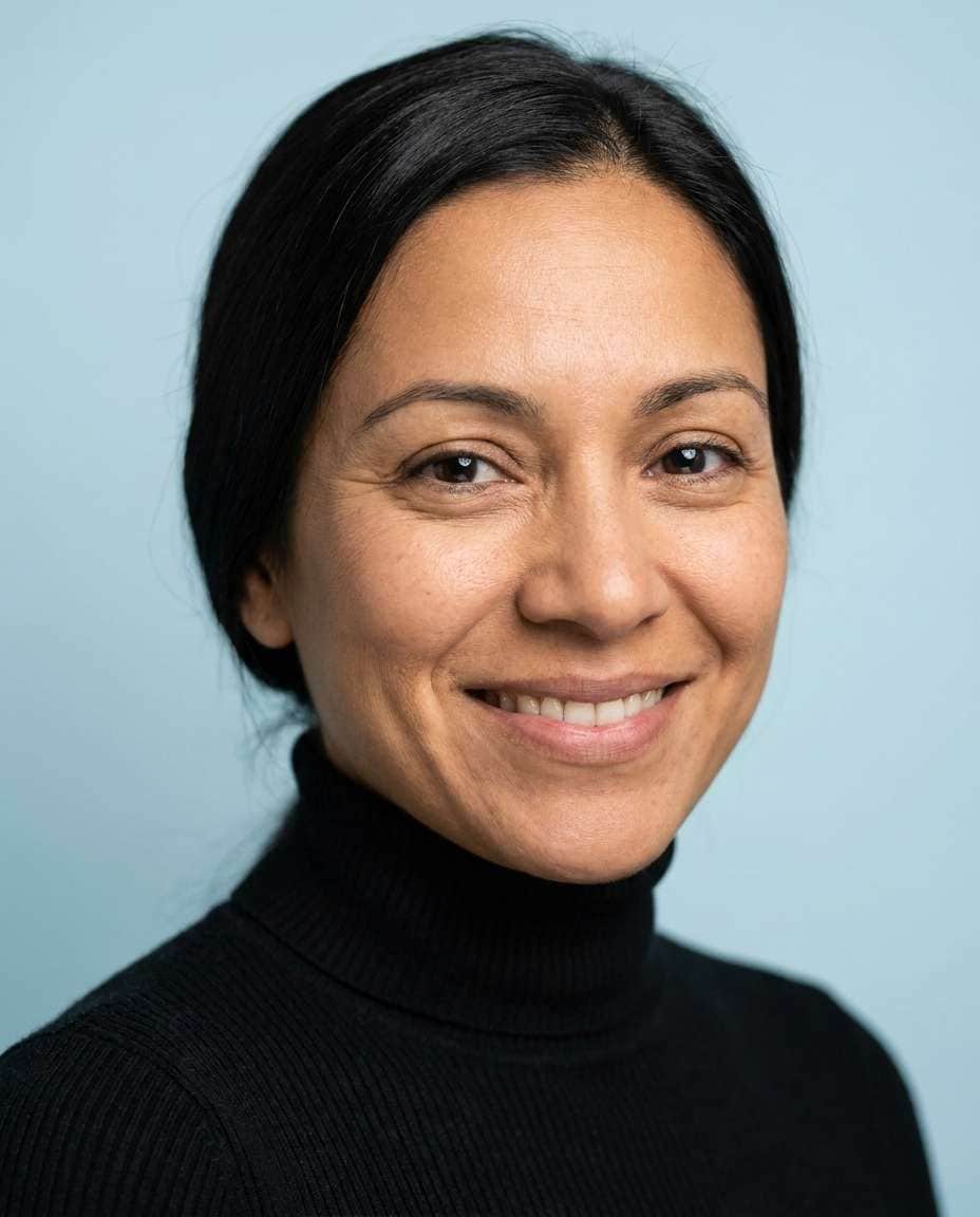 clean corporate headshot photo