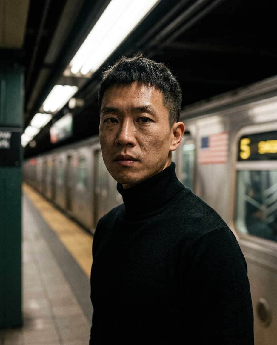 subway platform grit photo