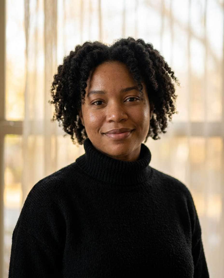 backlit curtain glow photo