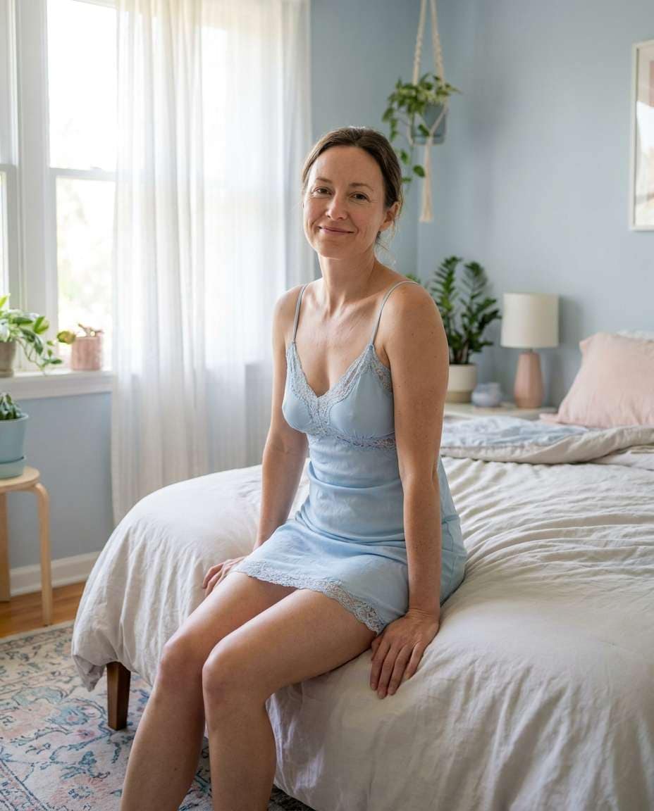 soft pastel bedroom photo