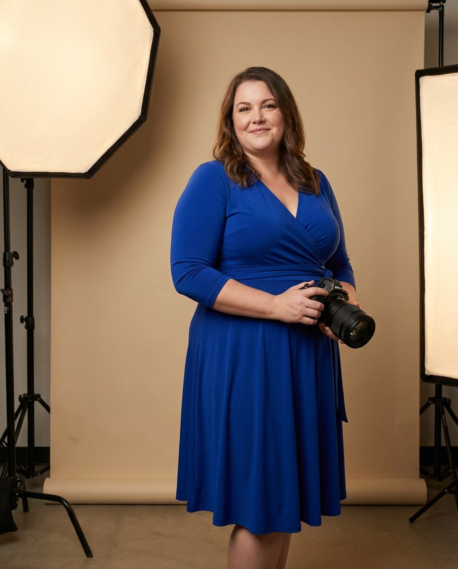 plus size editorial photo