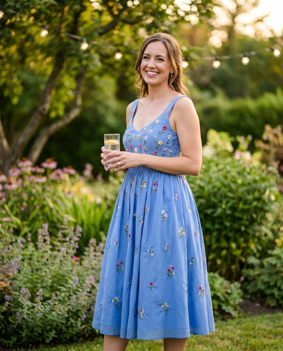 garden party moment photo