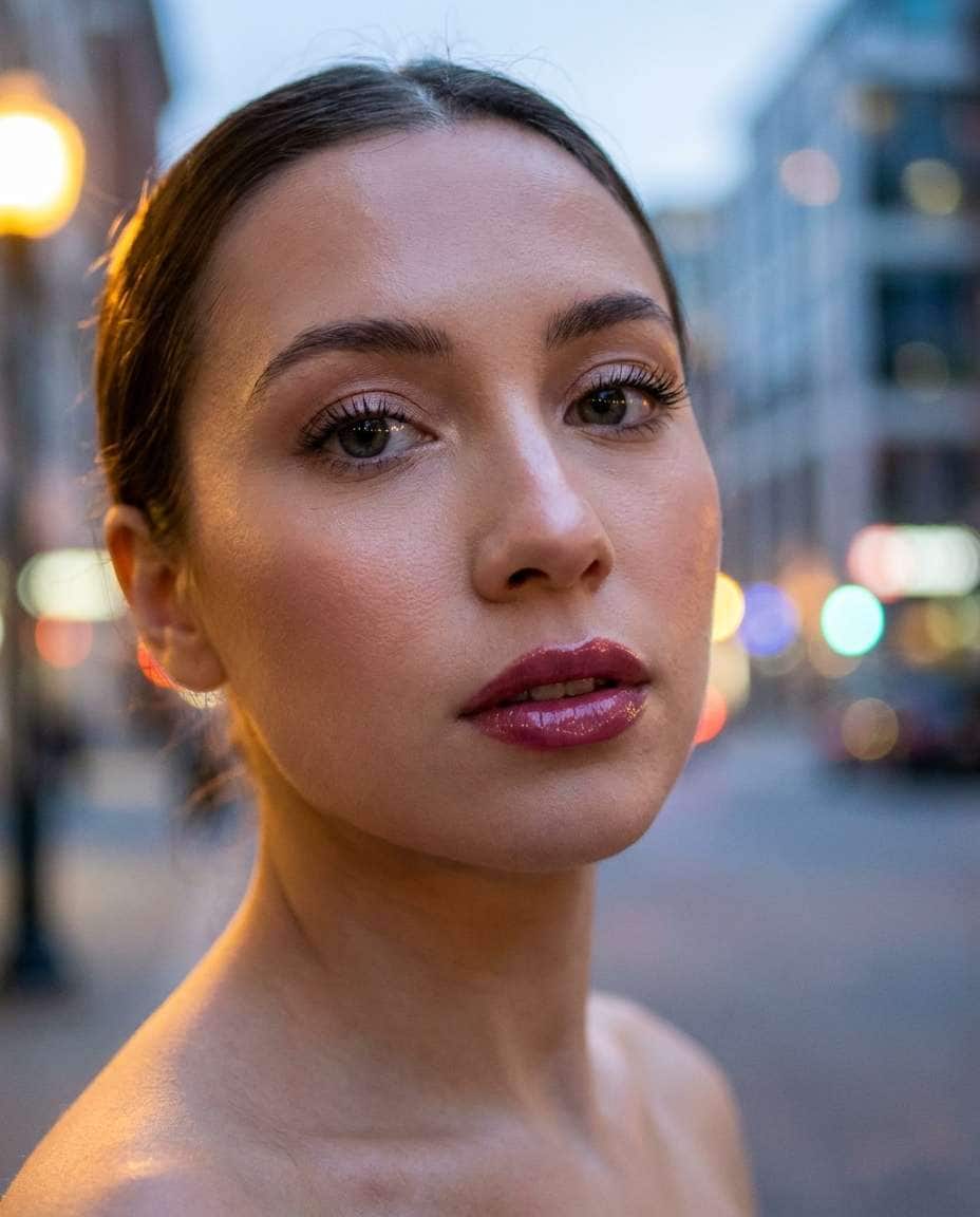 soft glam closeup photo