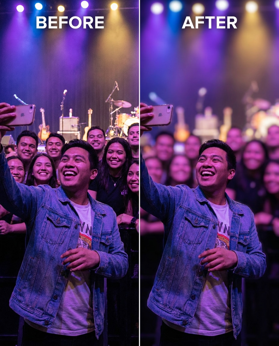 concert crowd photo