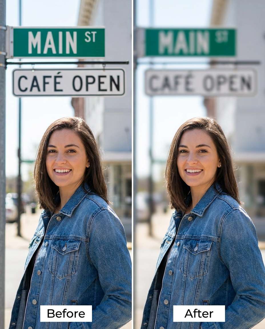 street sign photo