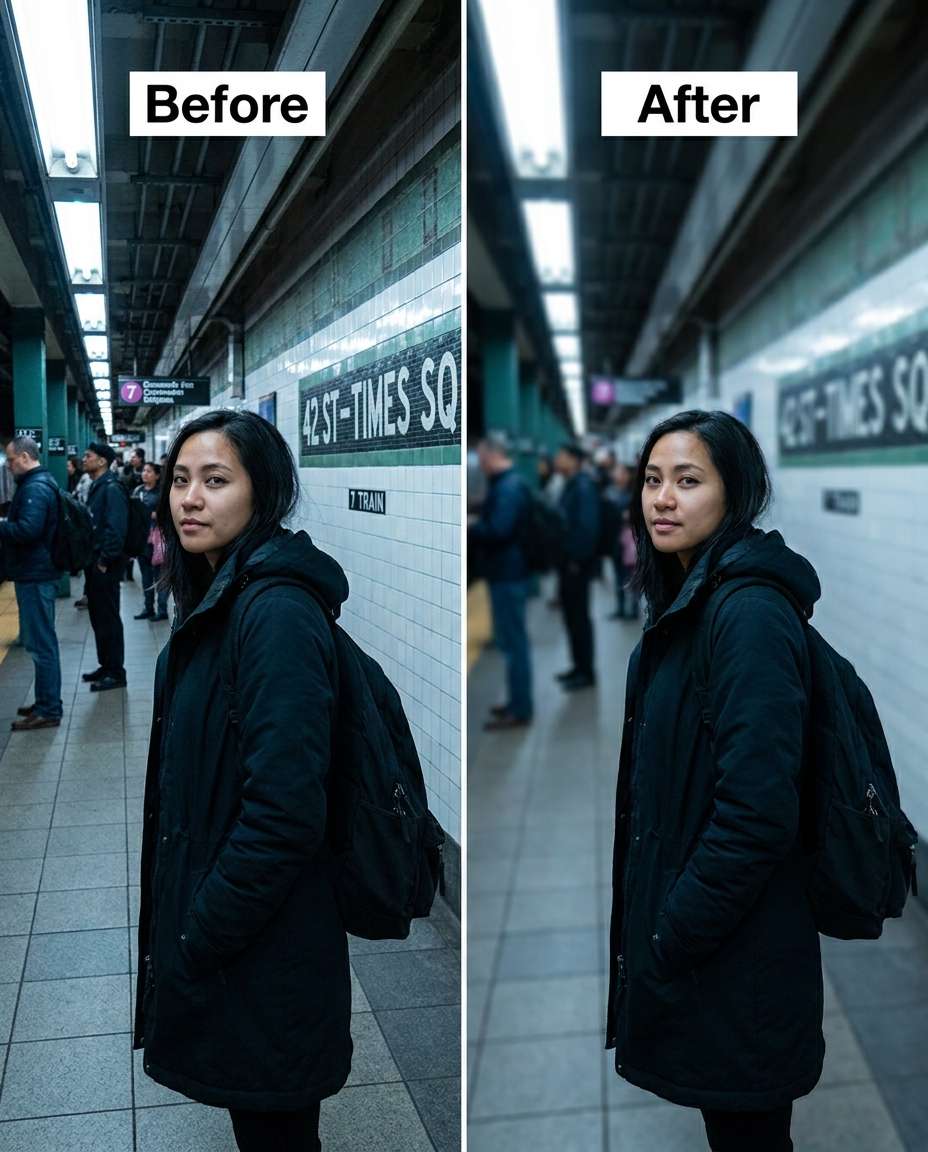 subway platform photo