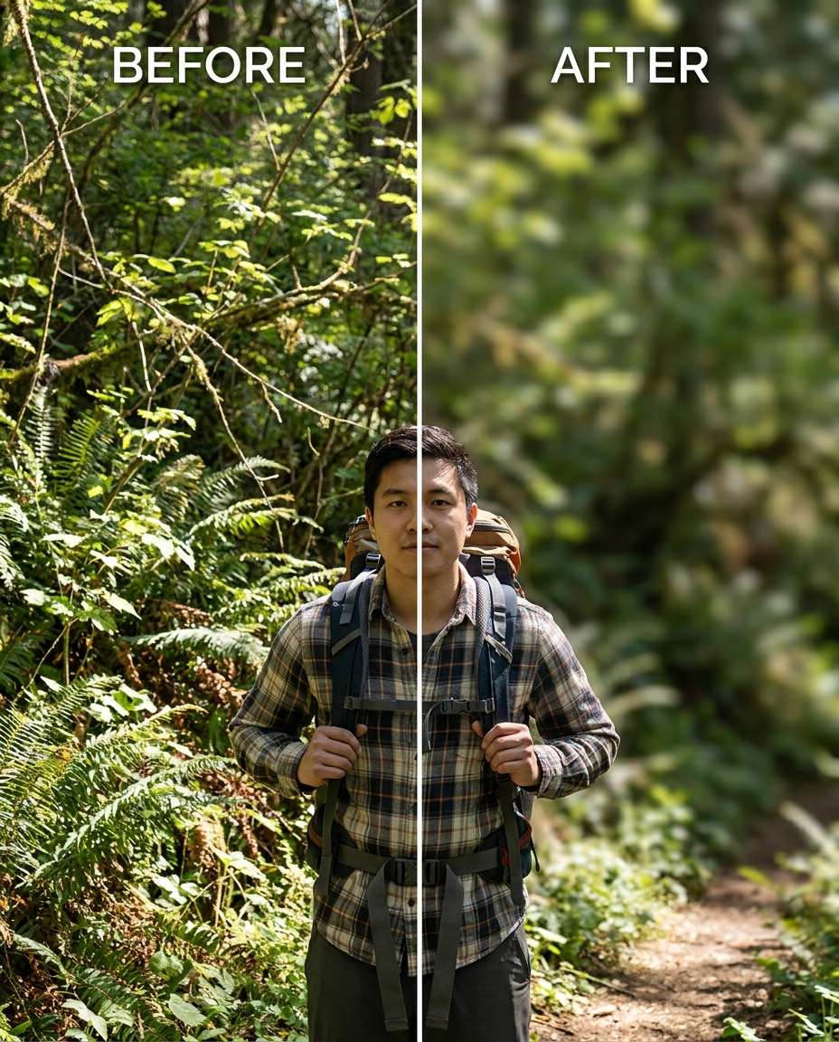 forest trail photo