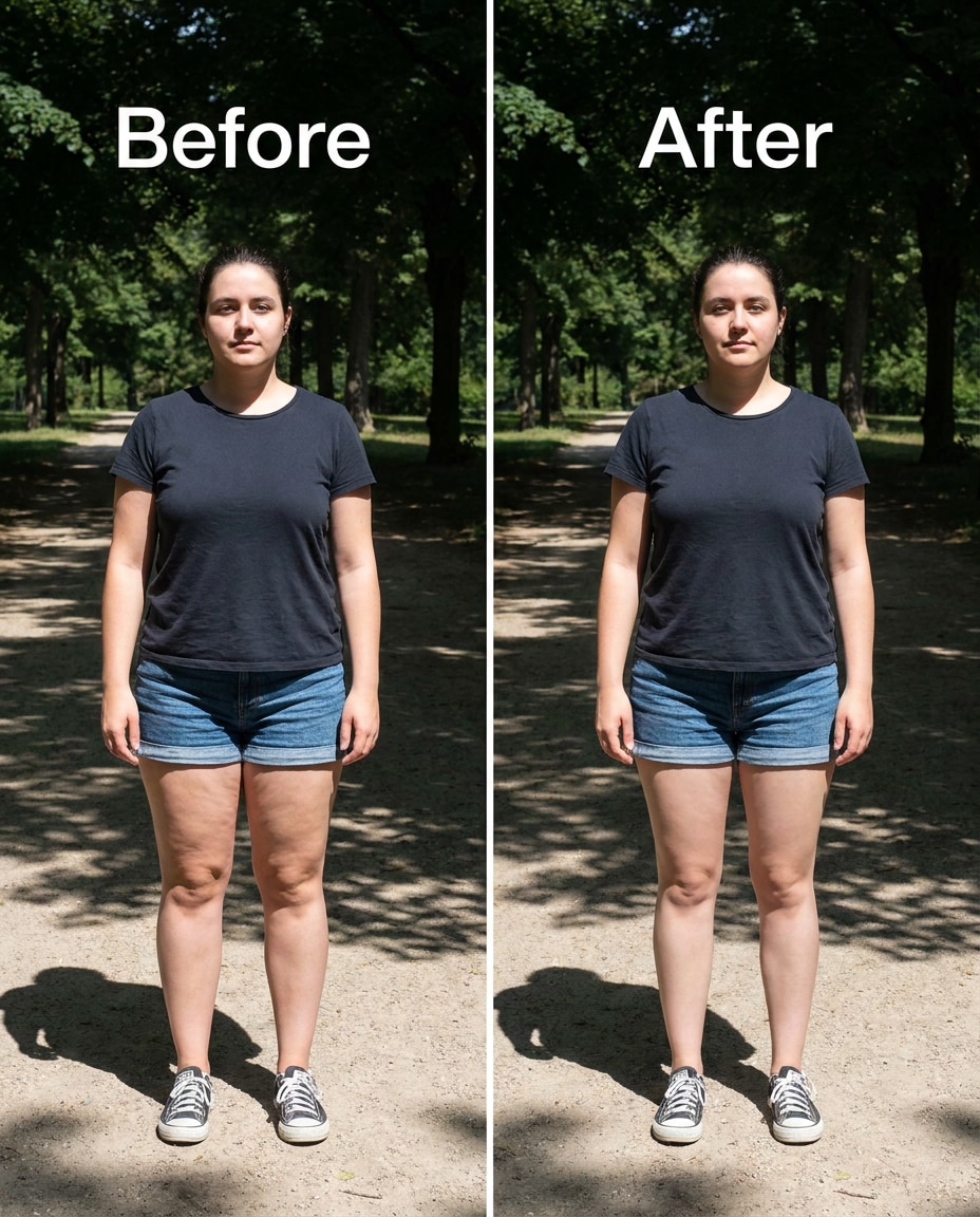thigh contour soften photo