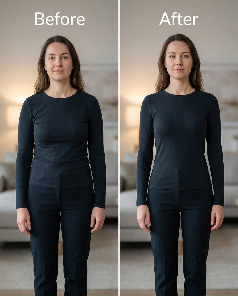 adjust posture slim photo