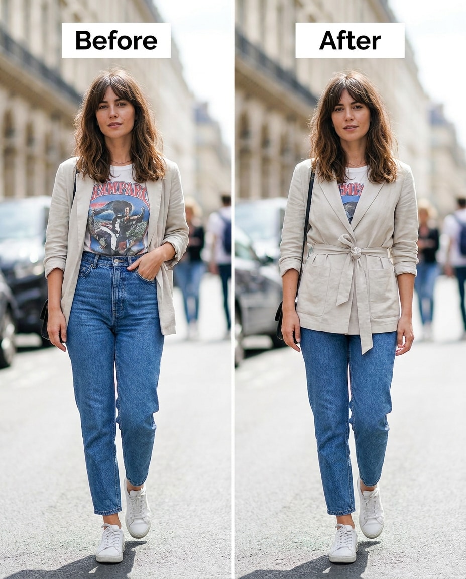 cinch high waist jeans photo