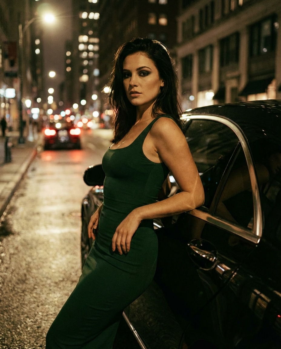 cinematic car portrait photo