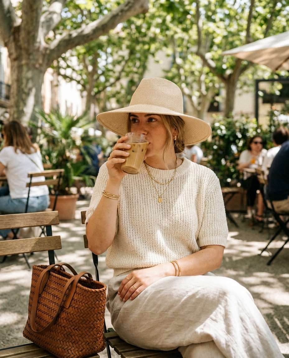 cafe patio neutrals photo