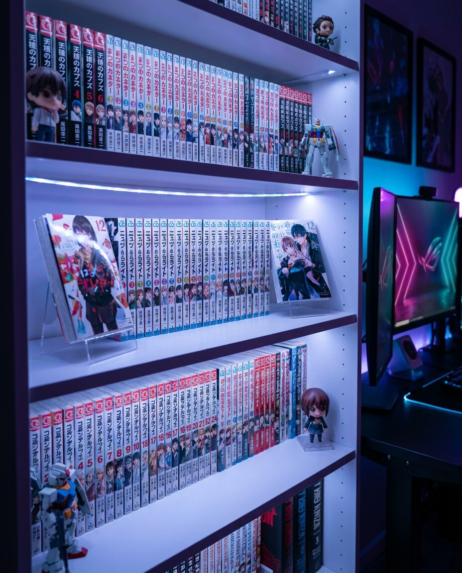 manga display wall photo
