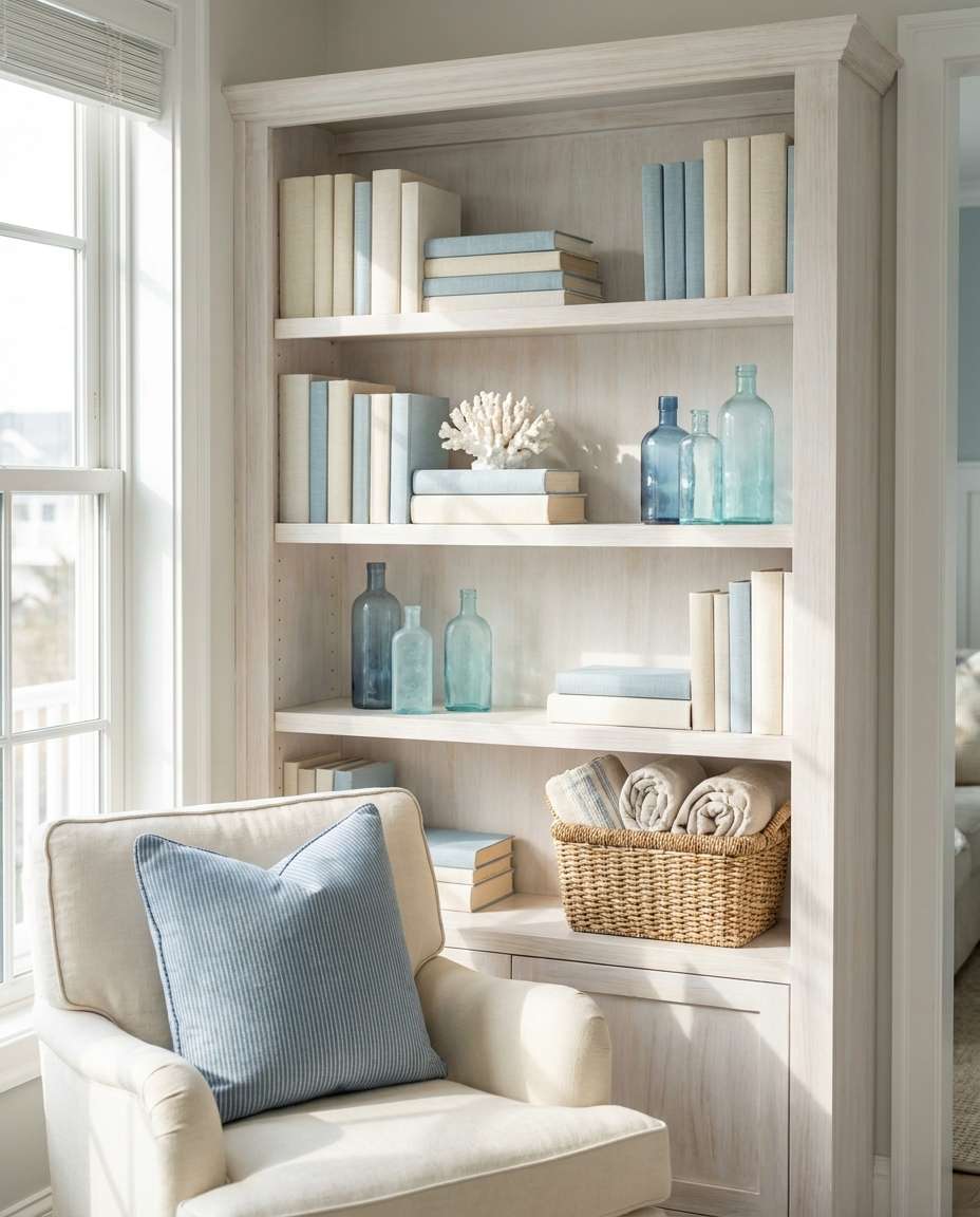 coastal light shelving photo
