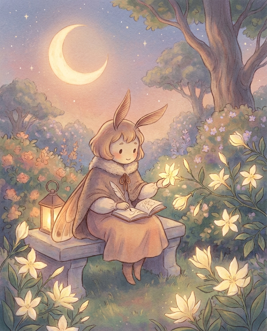 night blooming notebook photo