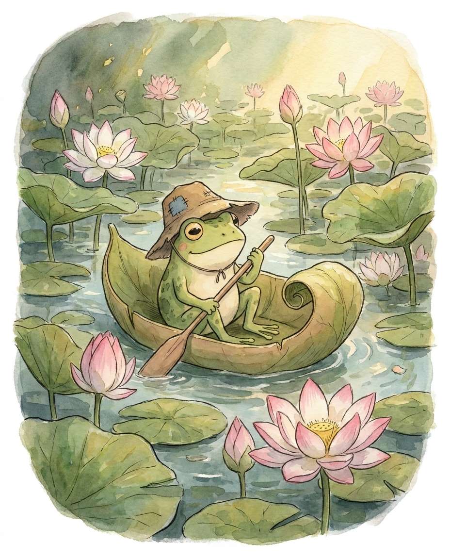 water lily boat photo