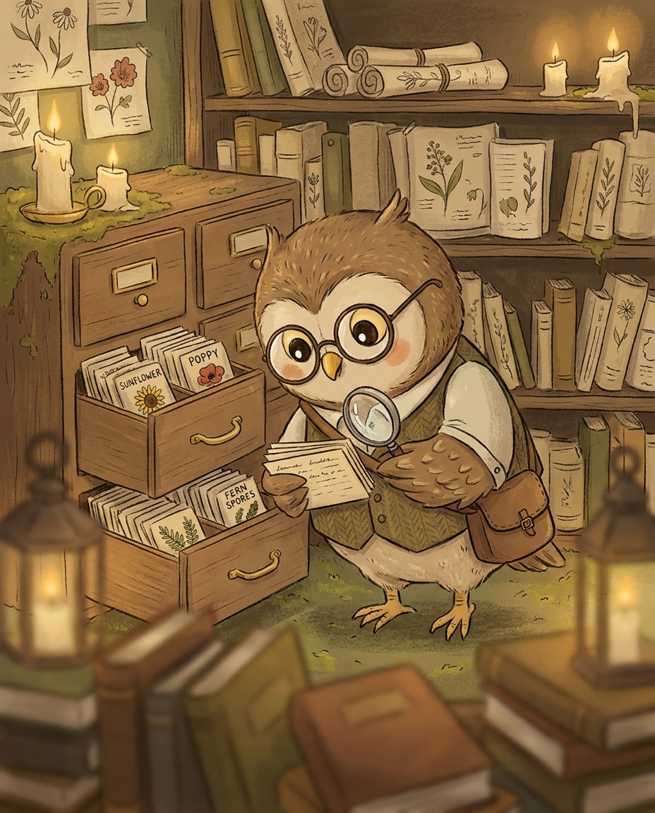 seed library owl photo