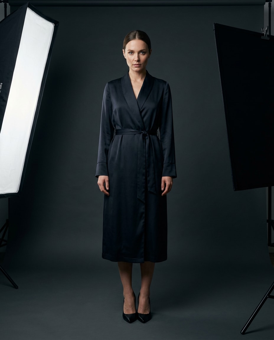 dark seamless editorial photo