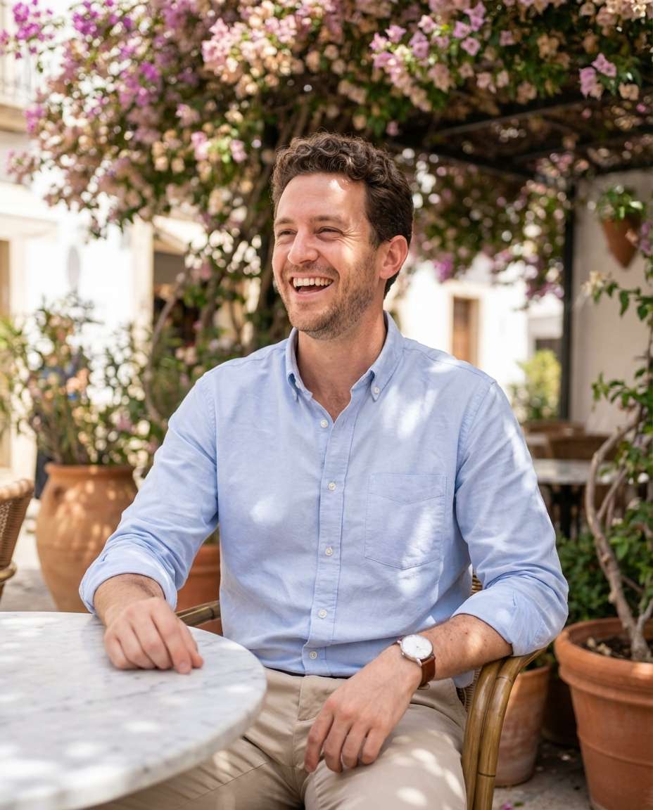 cafe patio brunch photo