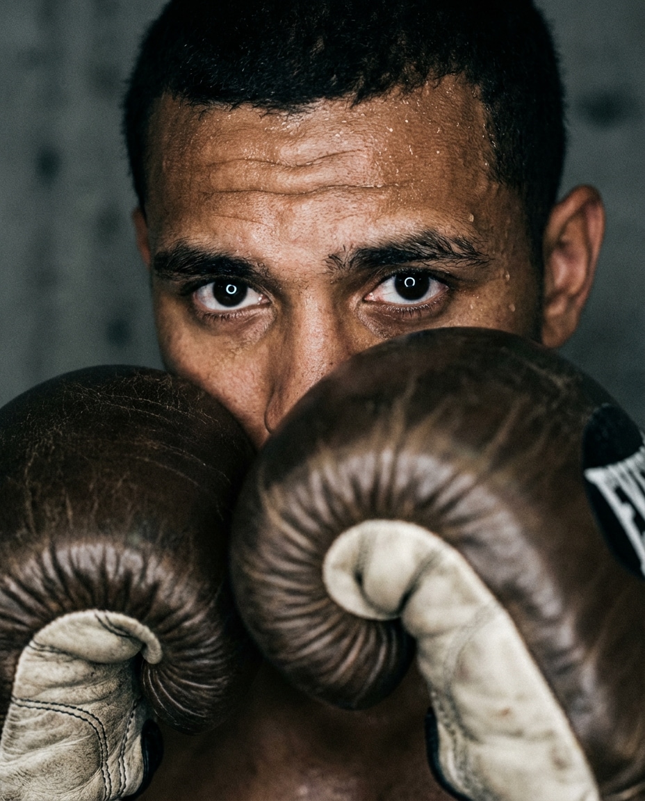 ring light close up photo