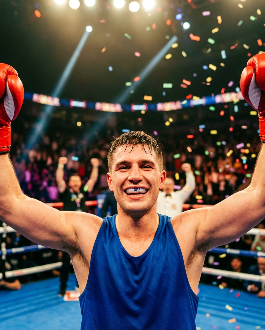 after victory pose photo