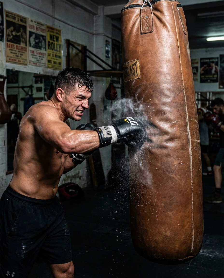 heavy bag impact photo