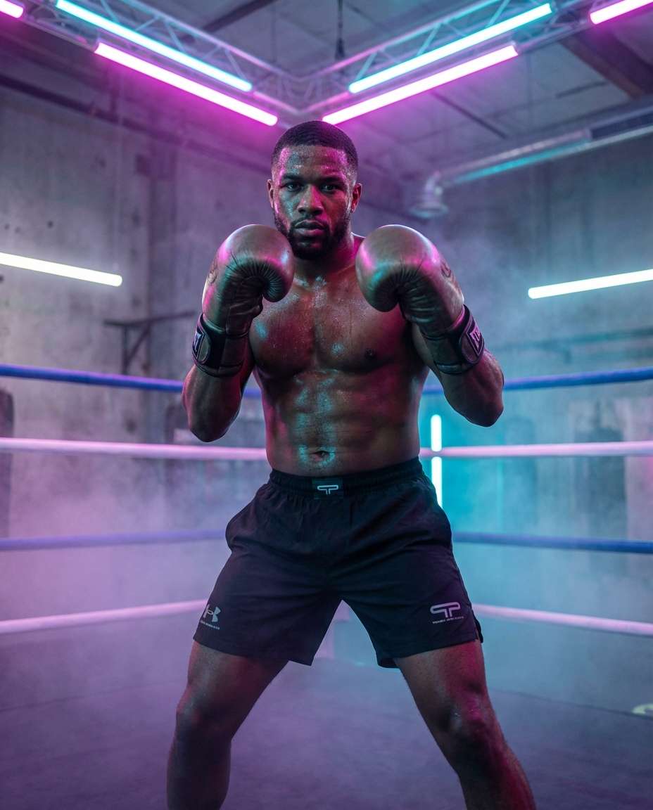 neon night ring photo