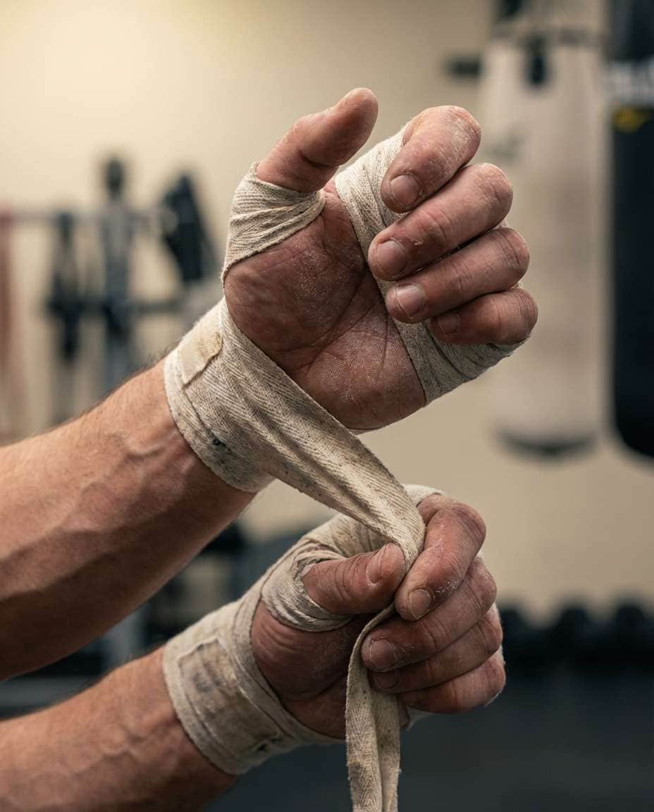 hand wrap macro photo