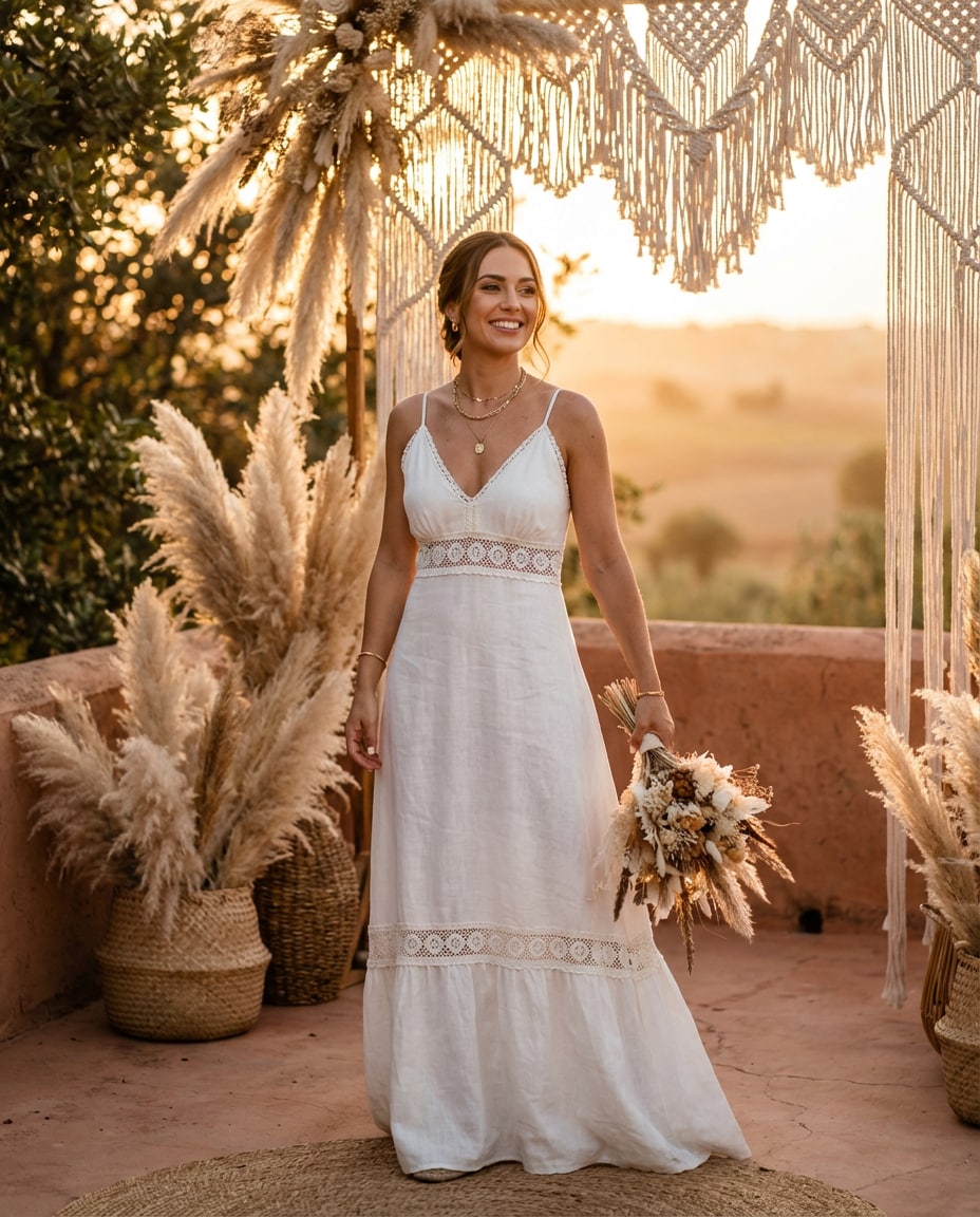 boho terrace gathering photo