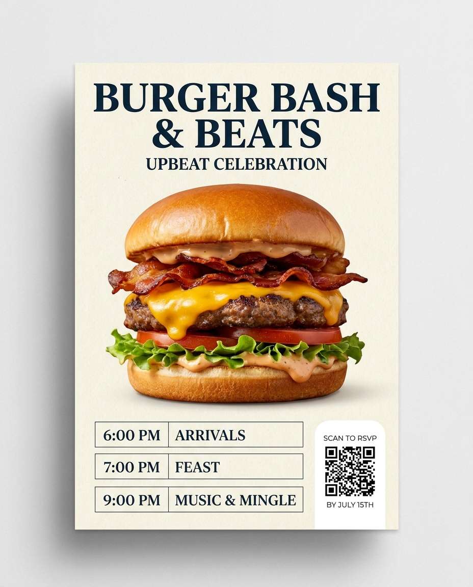 qr rsvp party photo