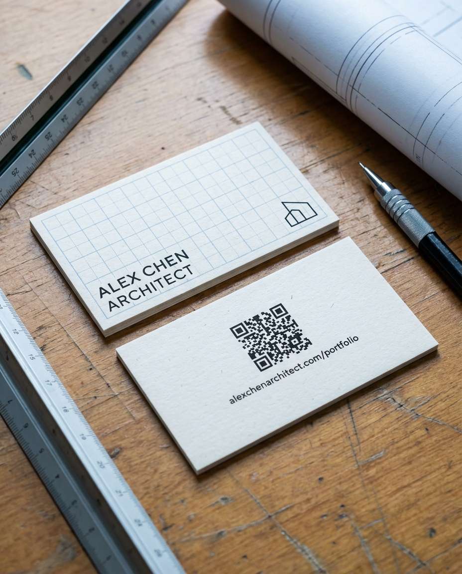 architect blueprint style photo