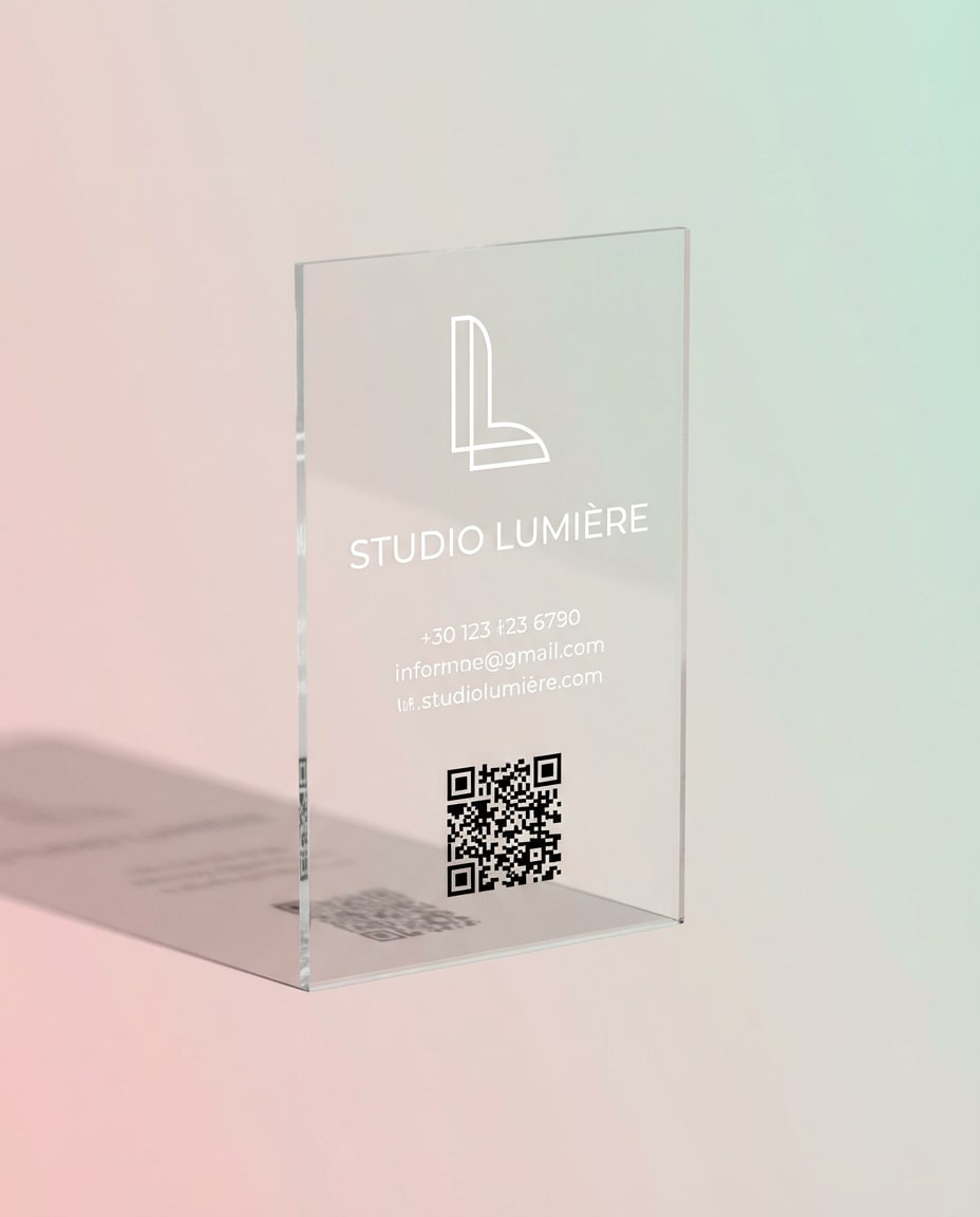 transparent acrylic photo