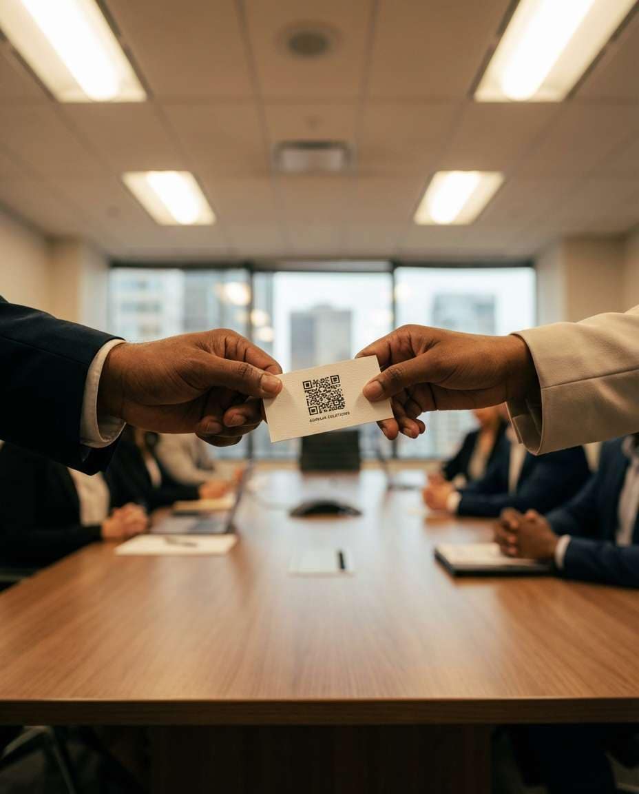 meeting table exchange photo