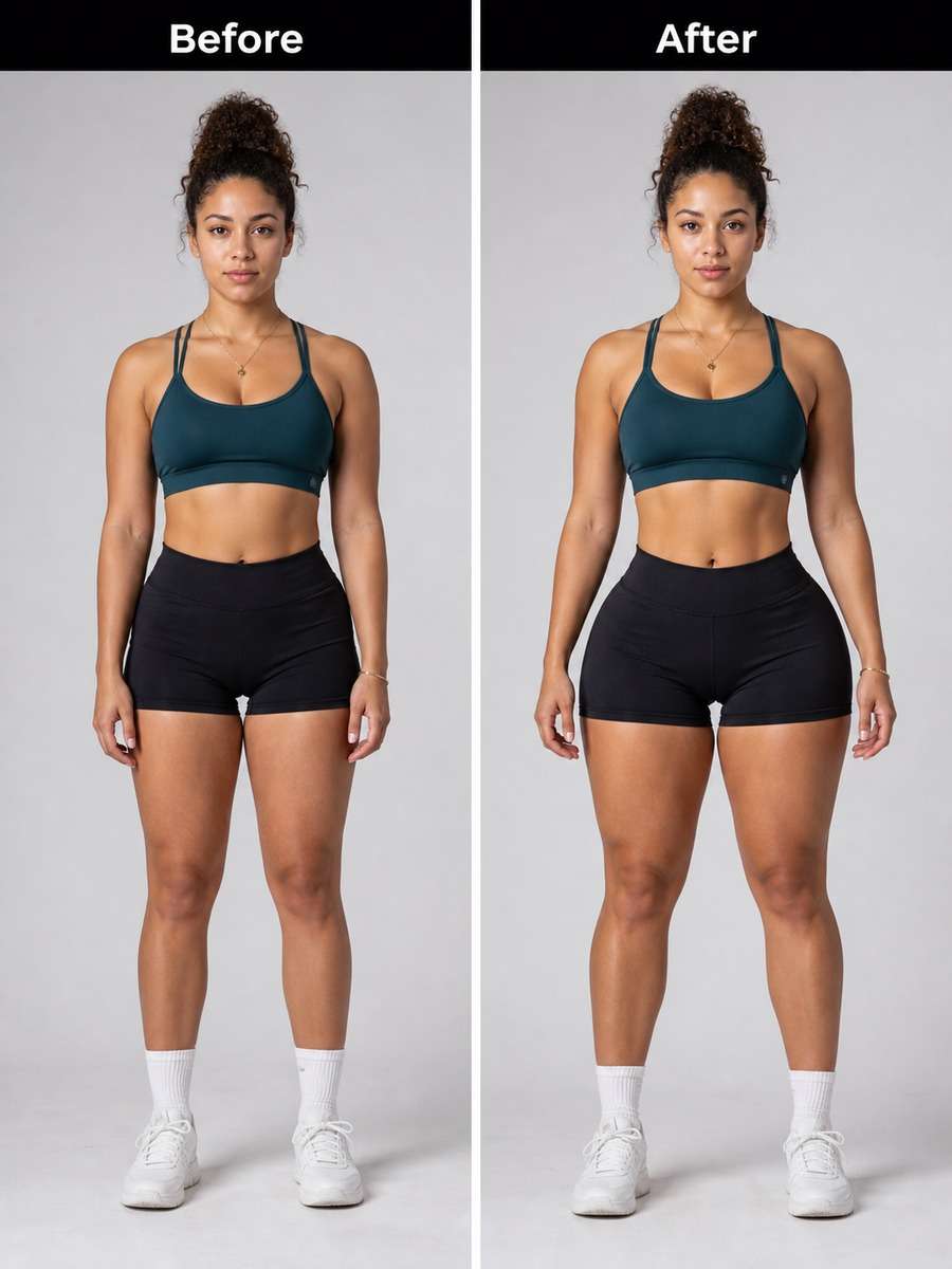 Studio Fitness Portrait Edit photo