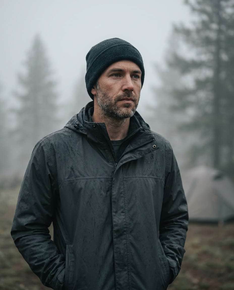 moody fog camp photo