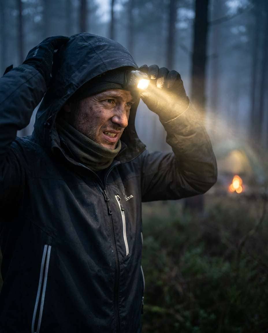 night hike headlamp photo