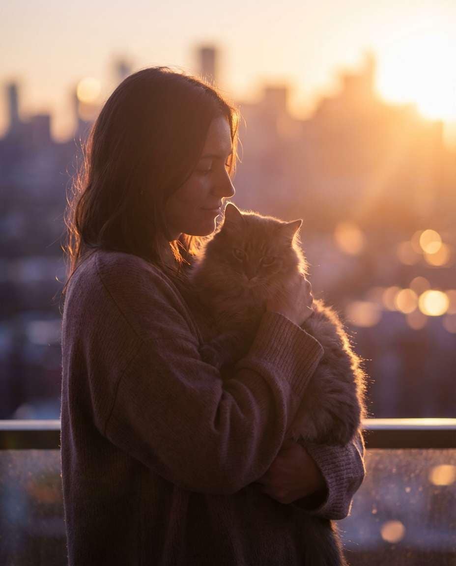 balcony sunset silhouette photo