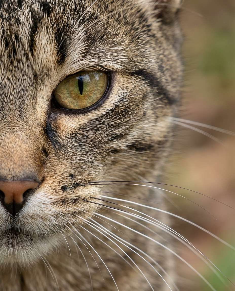 whisker macro detail photo