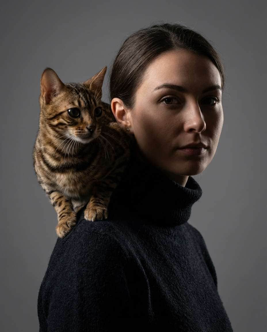 studio headshot duo photo