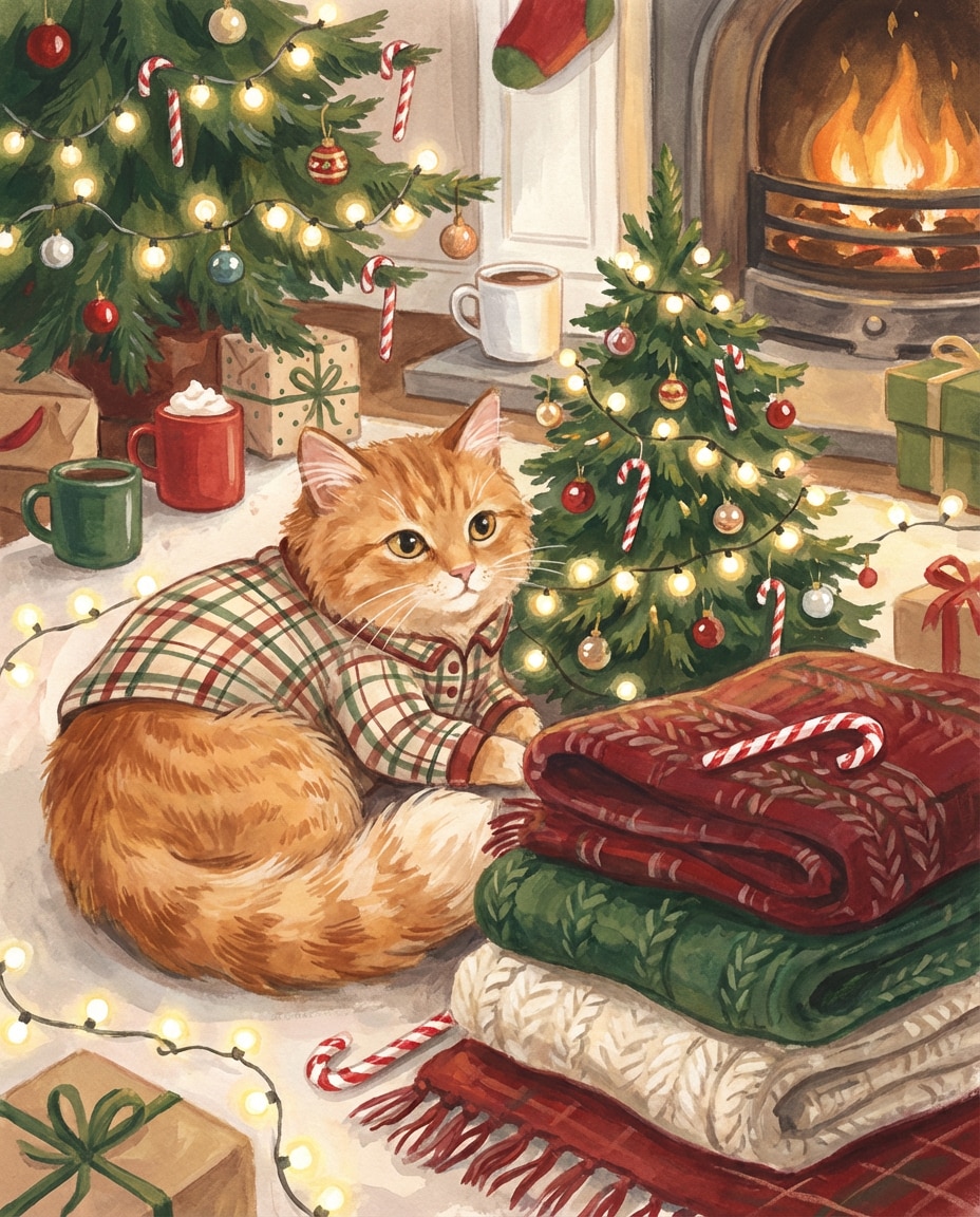 christmas pajama photo