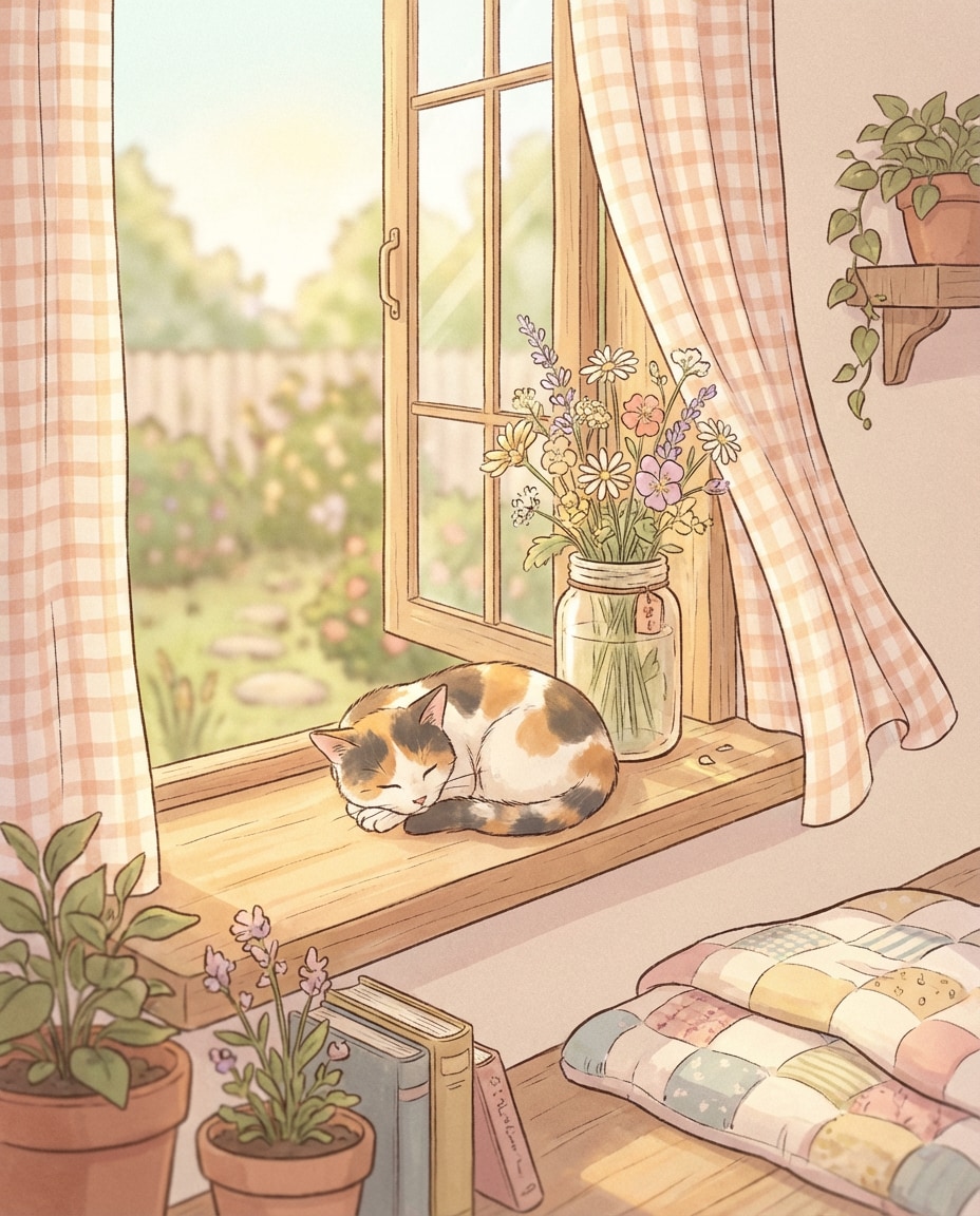 cottagecore window photo