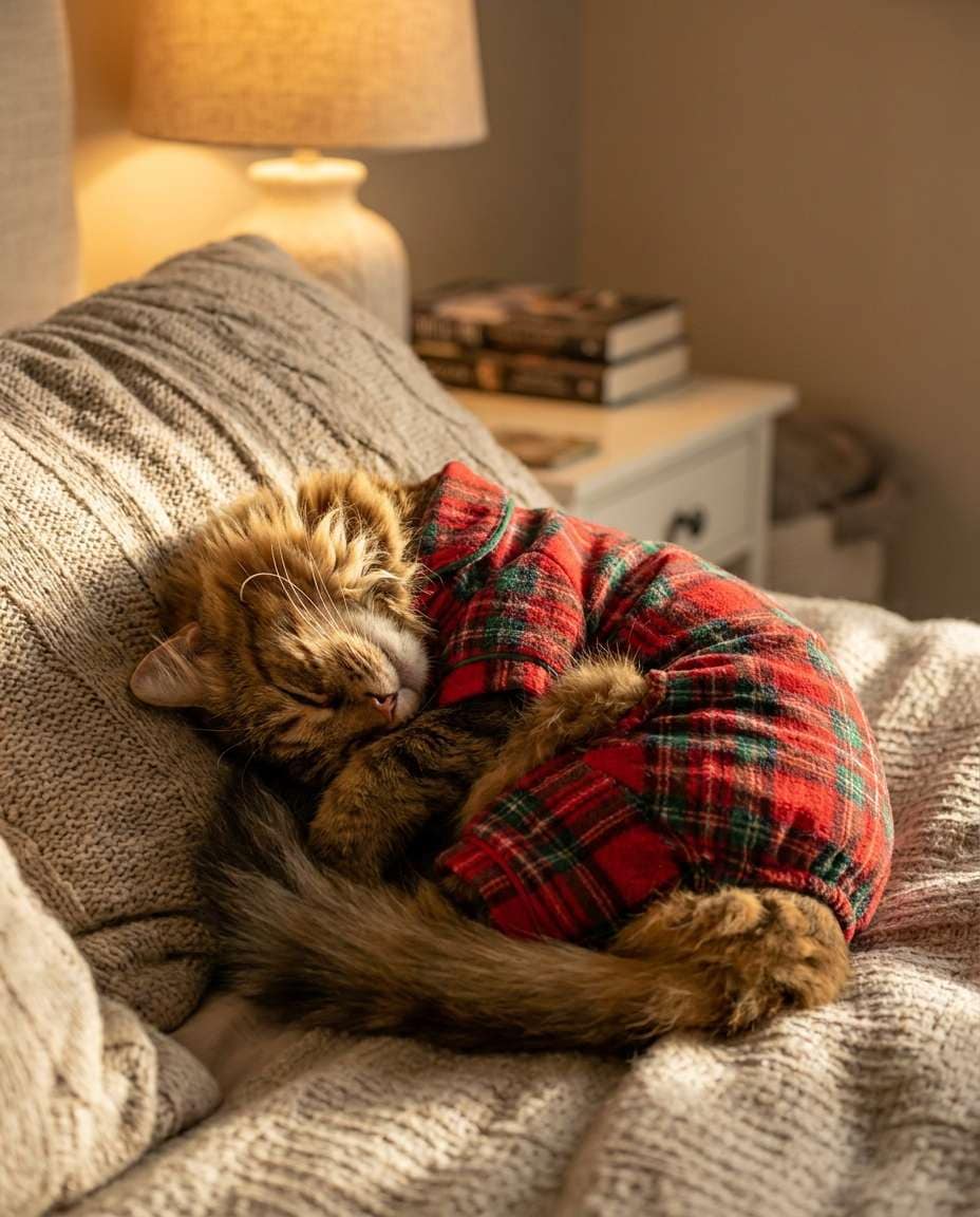 pajamas sleepy mood photo