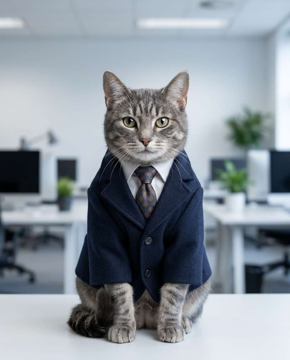 formal coat and tie photo