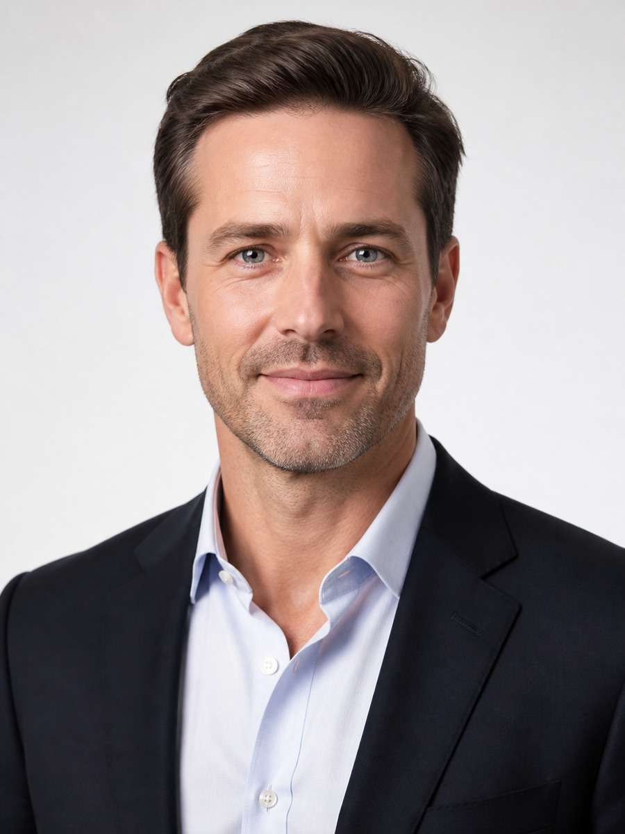 Tech CEO Clean Minimal Portrait photo